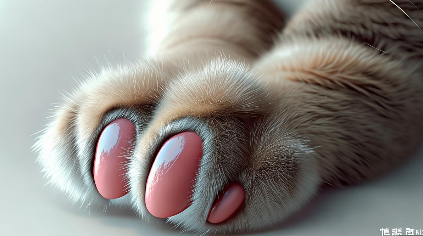 猫咪指甲撇了