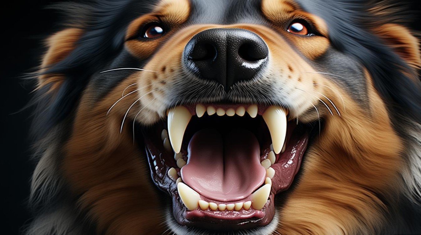 狗狗长犬牙