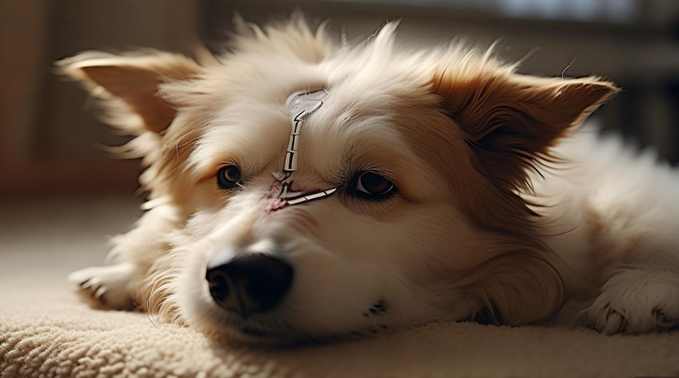 狗狗拆线后