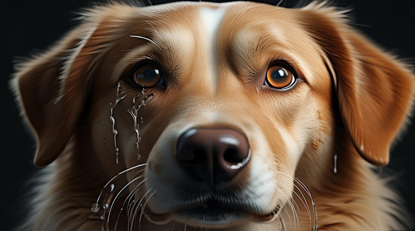 狗狗泪痕流泪