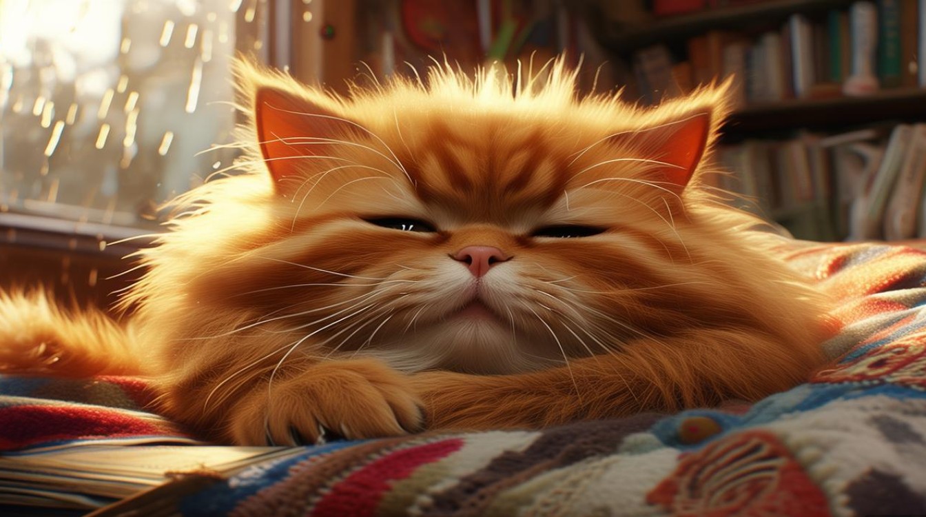 加菲猫猫咪生病