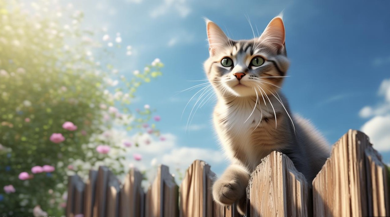 猫咪对周围叫
