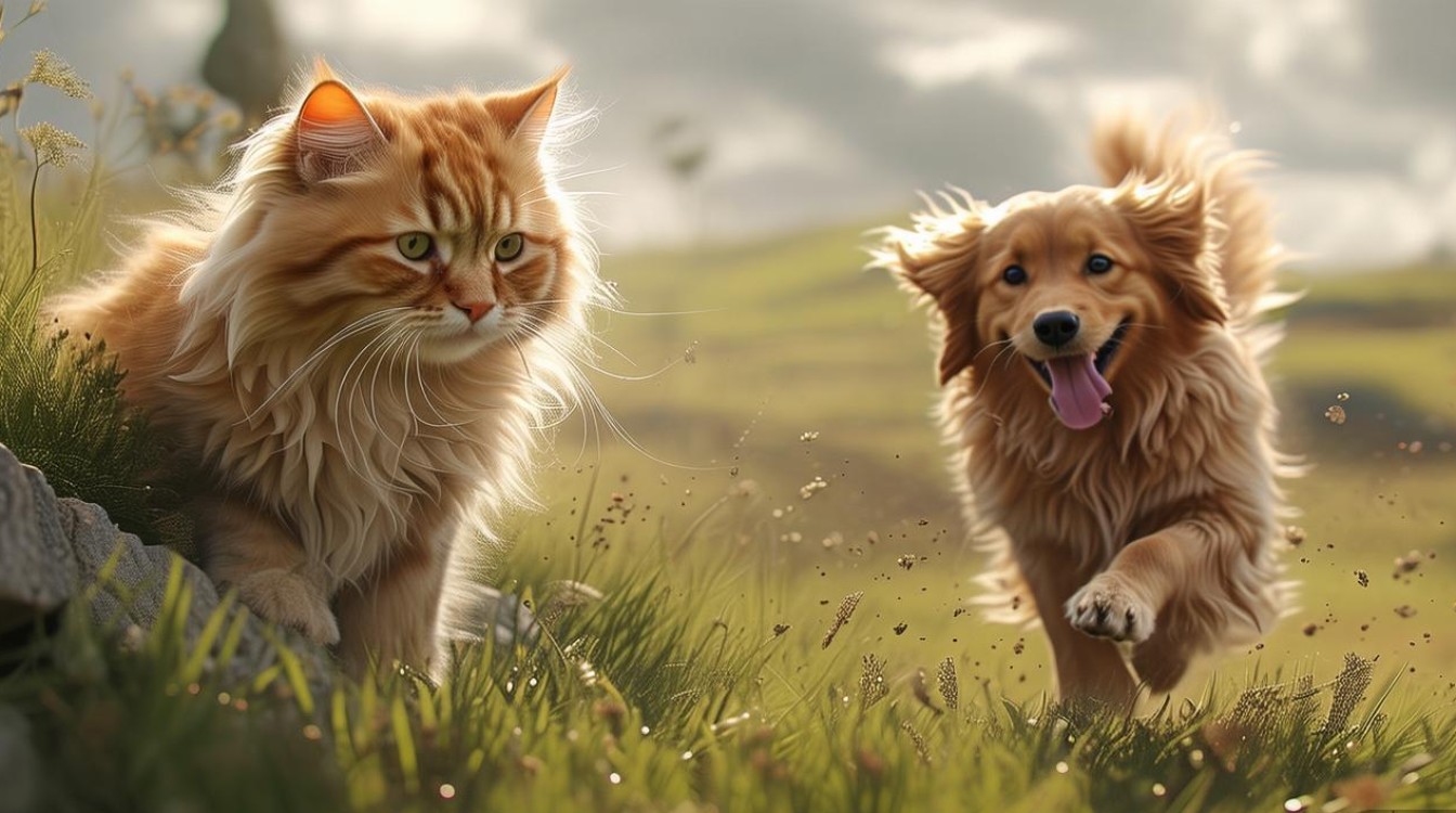 猫咪找狗狗