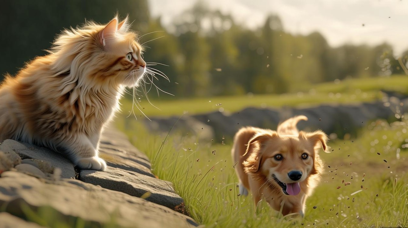 猫咪找狗狗
