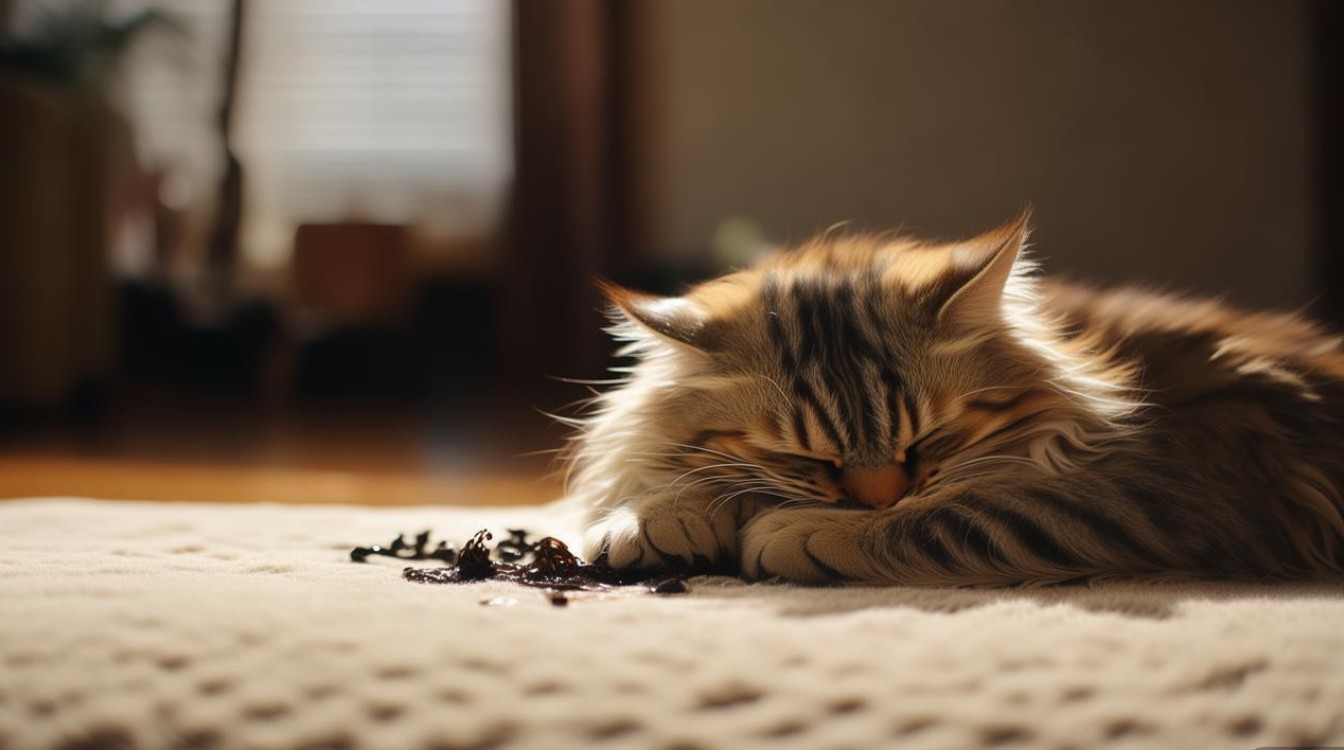 猫咪精神萎靡呕吐