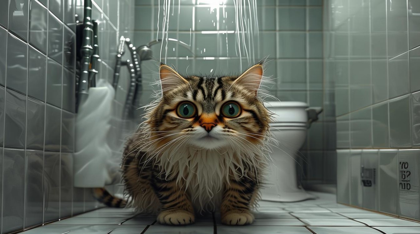 猫咪总是惧怕洗澡
