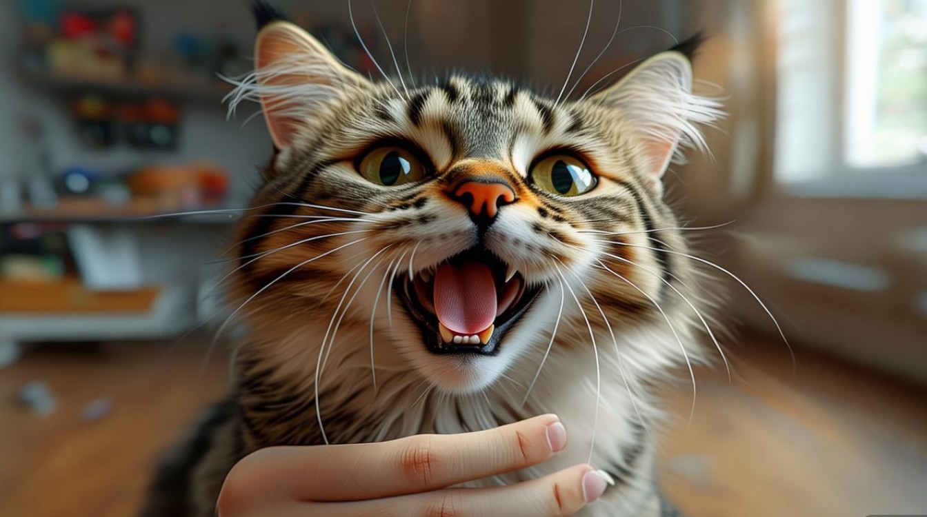 猫咪想咬手