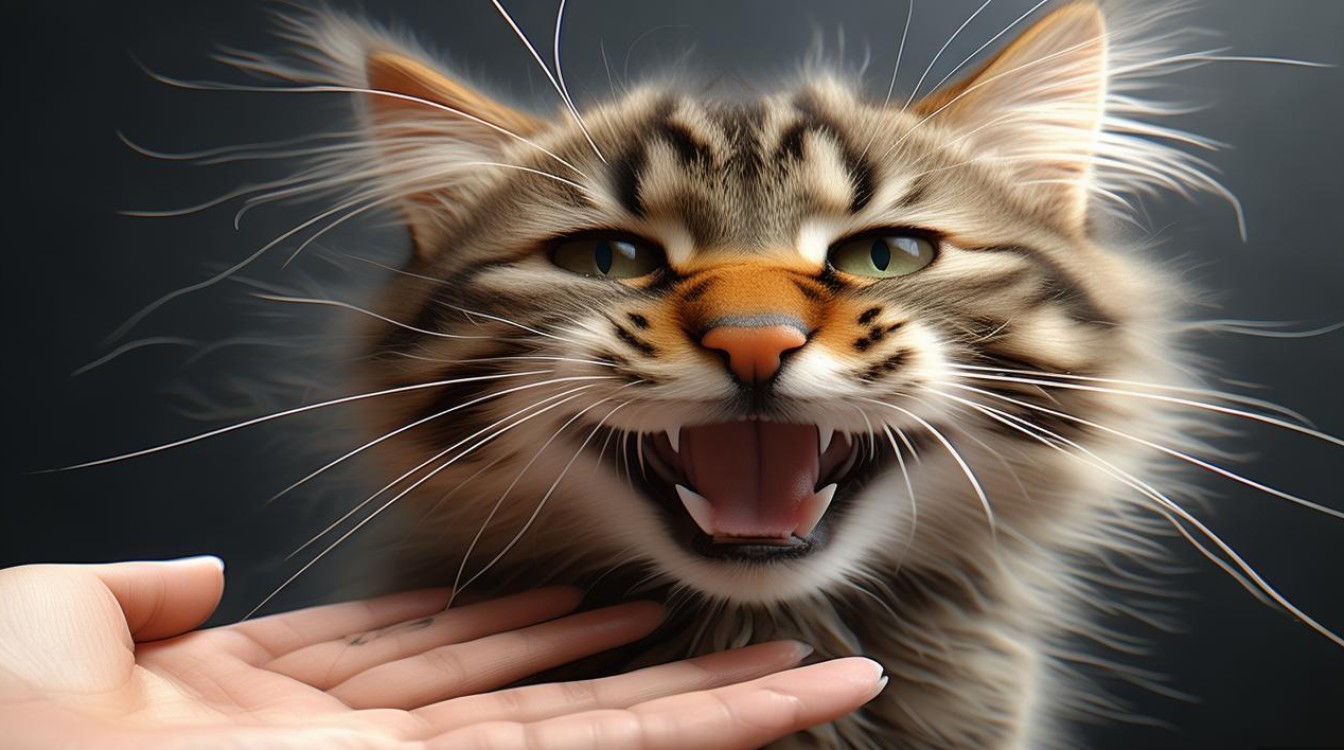 猫咪想咬手