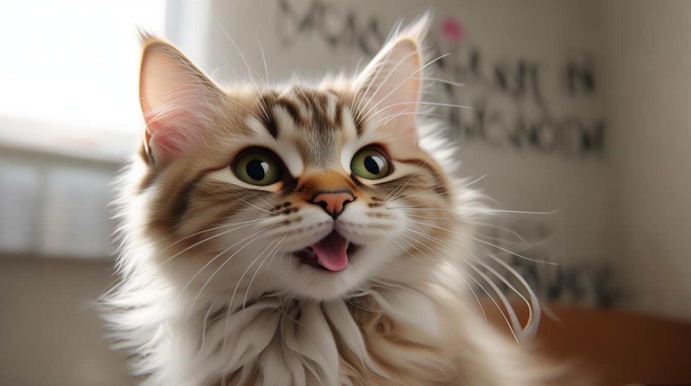 猫咪打完疫苗张嘴