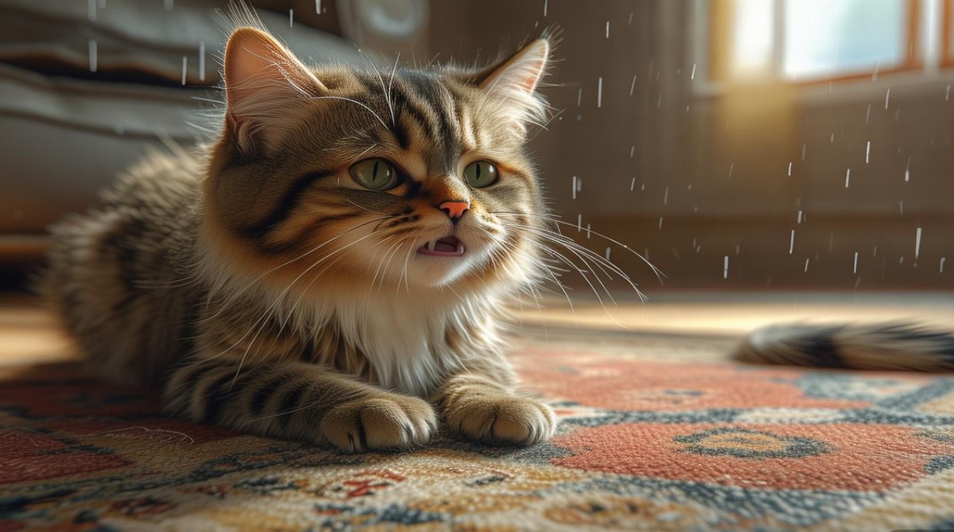 猫咪拉稀 忍不住