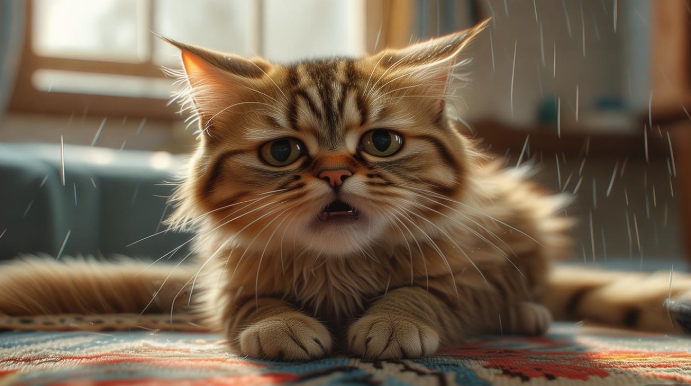 猫咪拉稀 忍不住