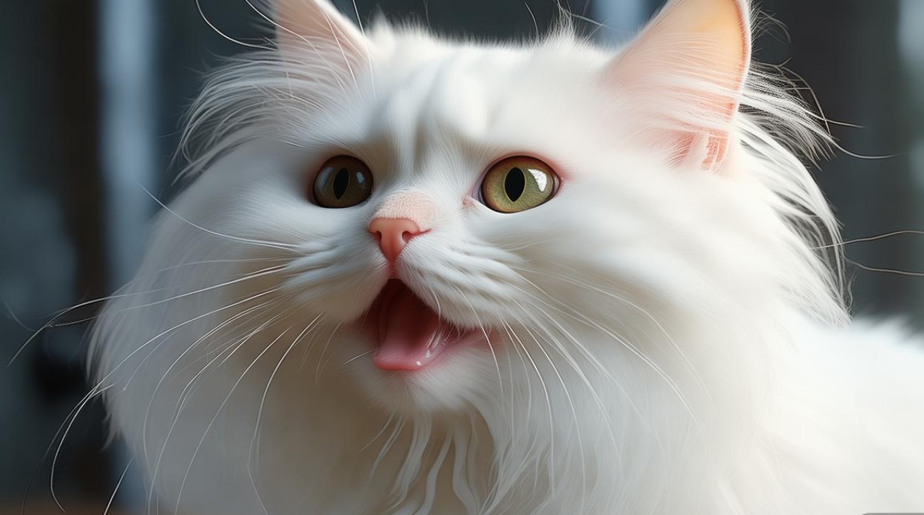 猫咪嘴周围红
