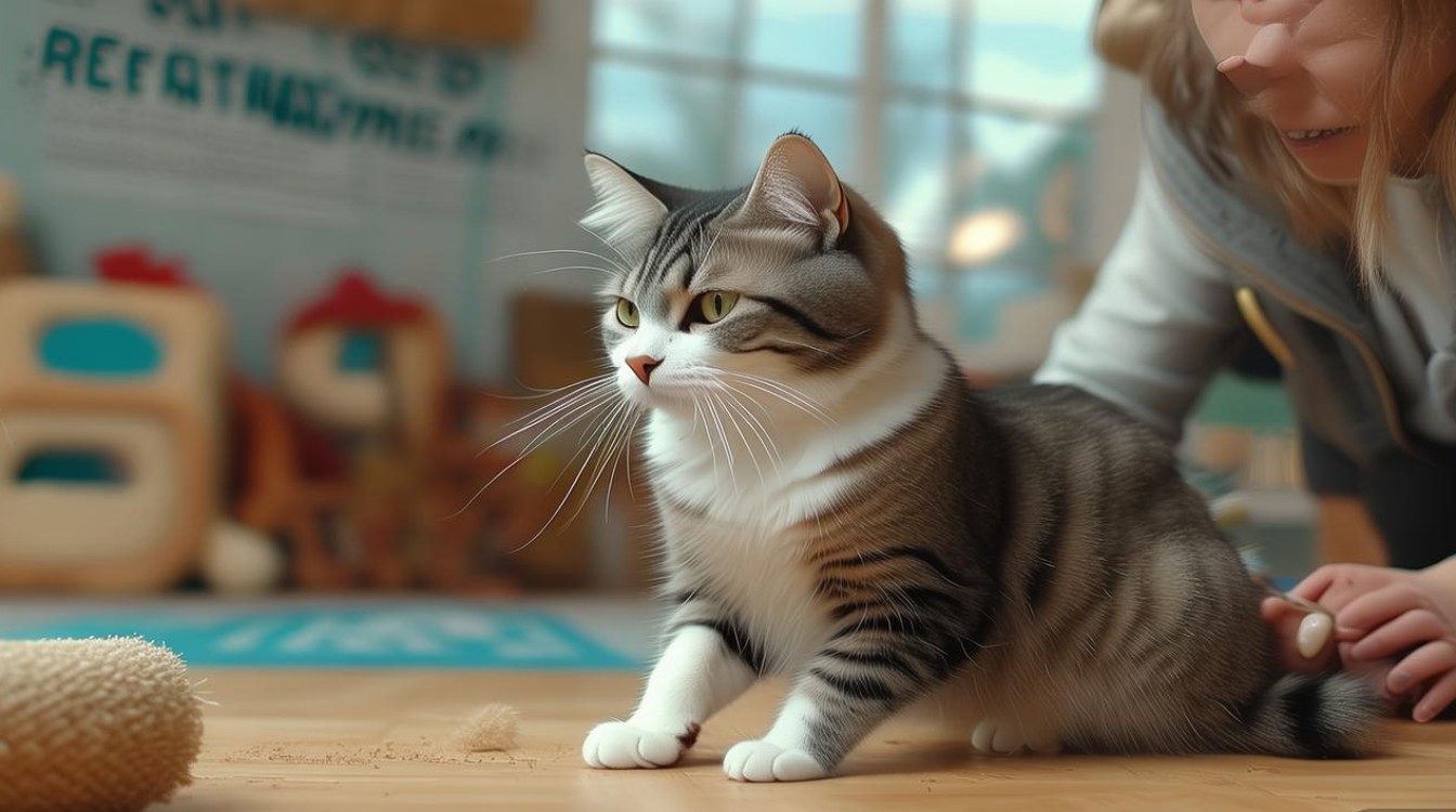 训练猫咪收爪子