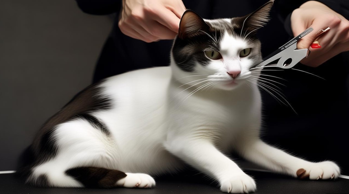 任何修剪猫咪毛发