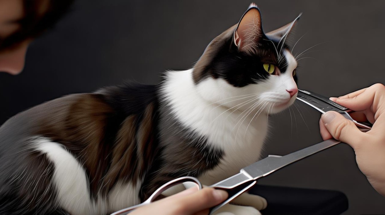 任何修剪猫咪毛发