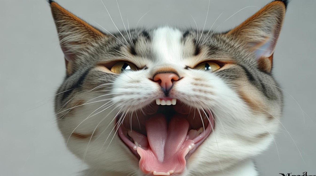 猫咪少半截舌头