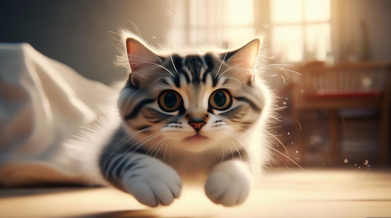 猫咪突然想逃跑