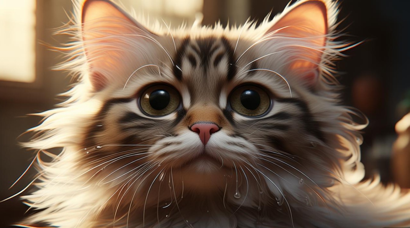 猫咪老留眼泪