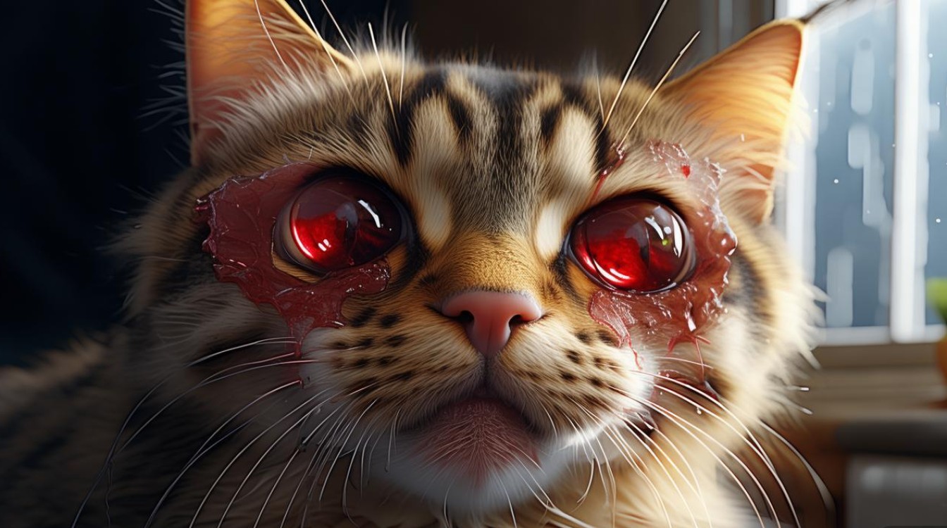 猫咪眼睛流脓红肿