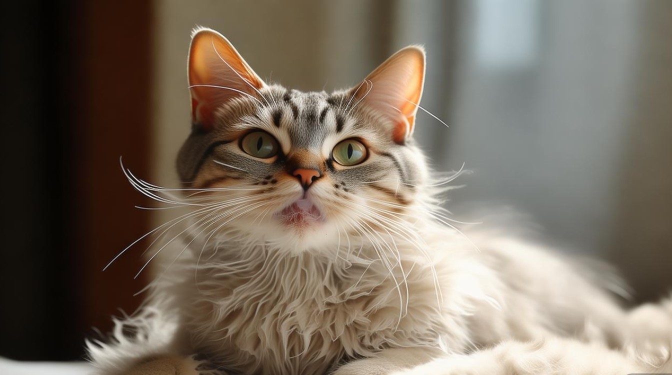 猫咪换毛时瘦