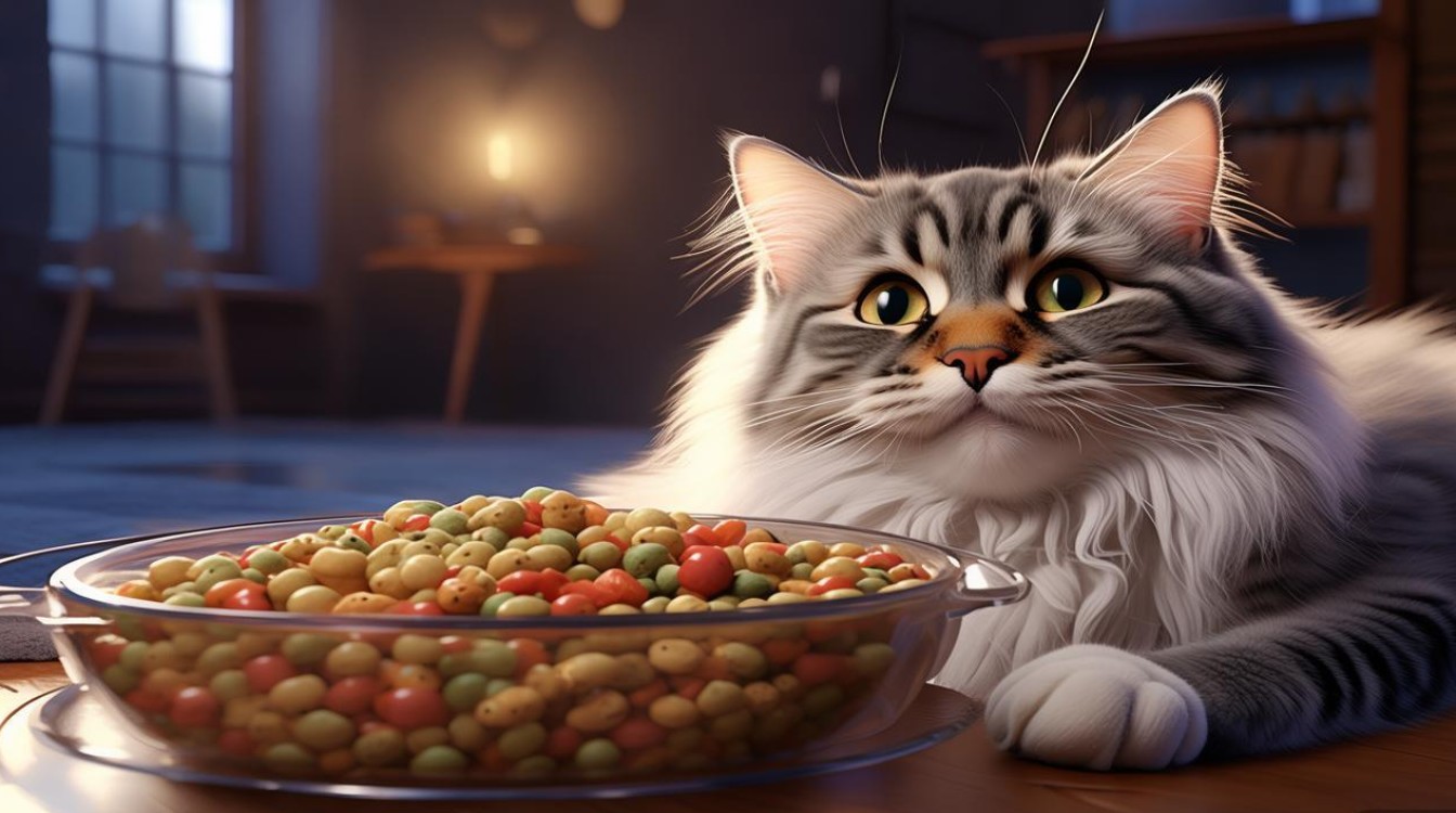 猫咪喜欢猫粮
