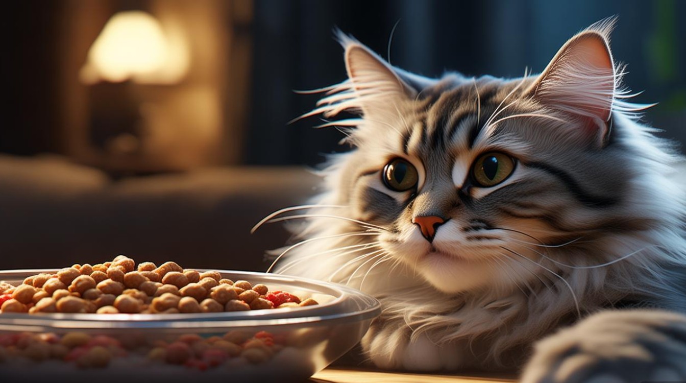猫咪喜欢猫粮