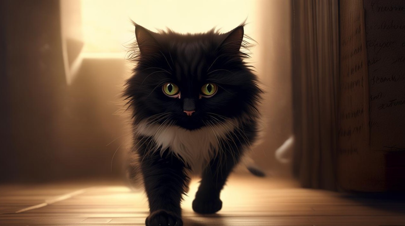 猫咪凌晨找主人