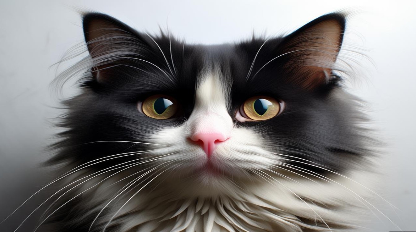 猫咪鼻头粉黑