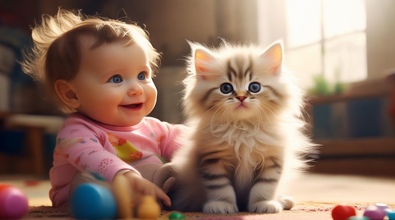猫咪与孩子成长