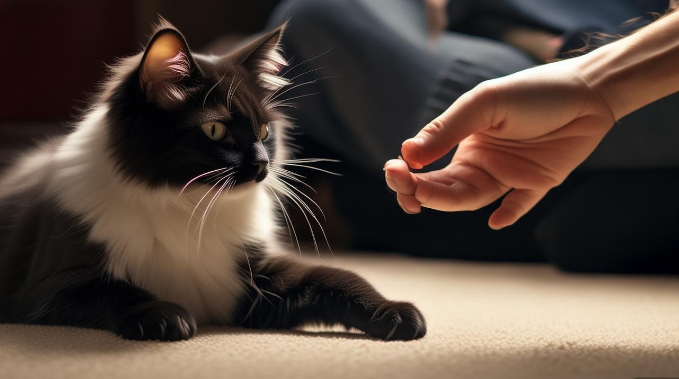 如何训练猫咪玩手