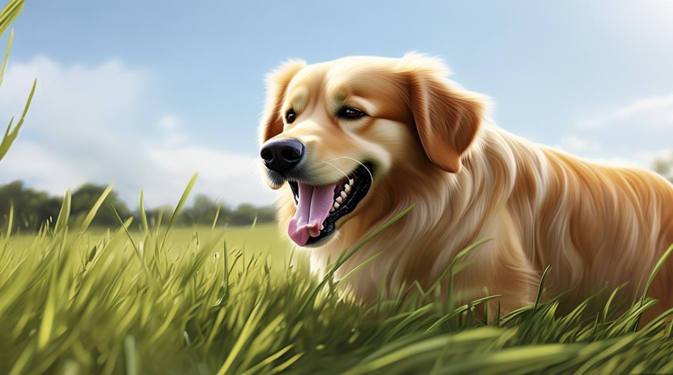 狗狗还吃草