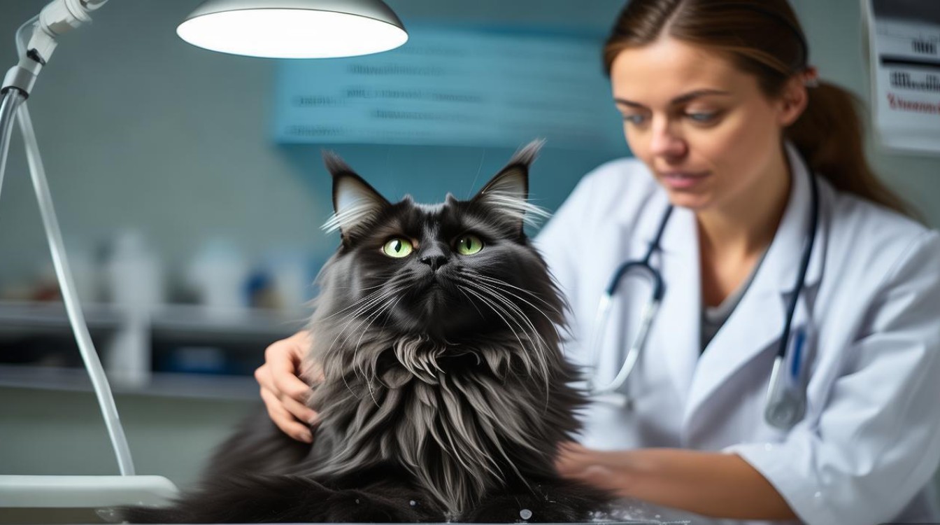 给猫咪做消毒