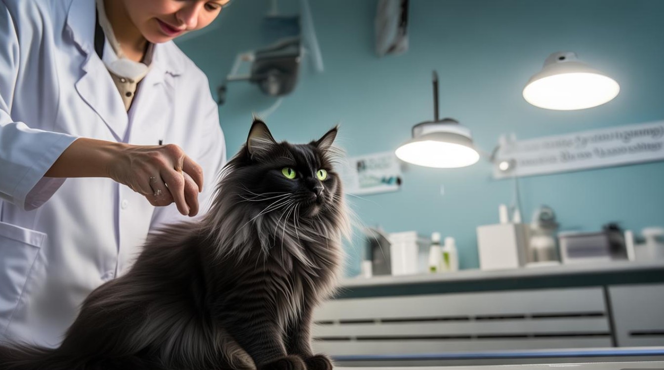 给猫咪做消毒