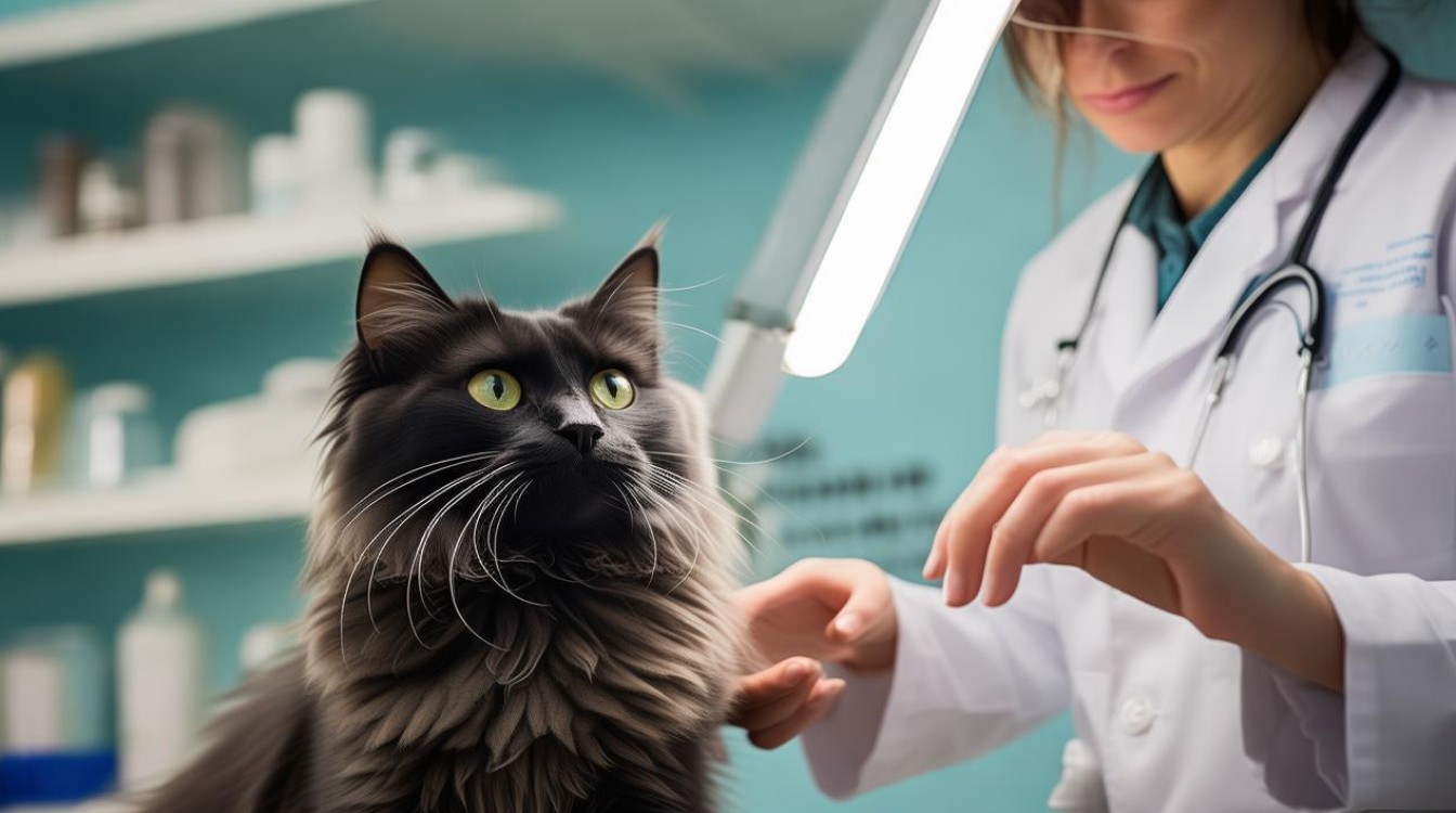 给猫咪做消毒