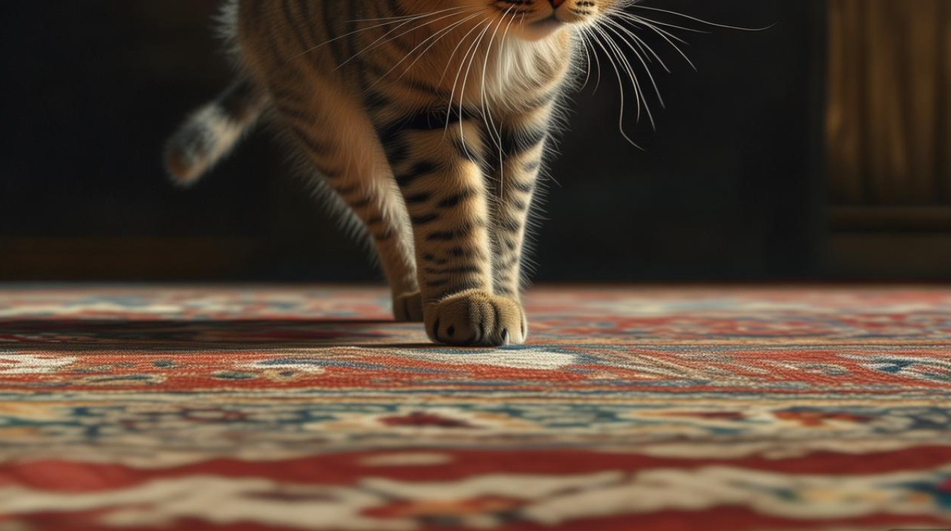猫咪不踩地毯