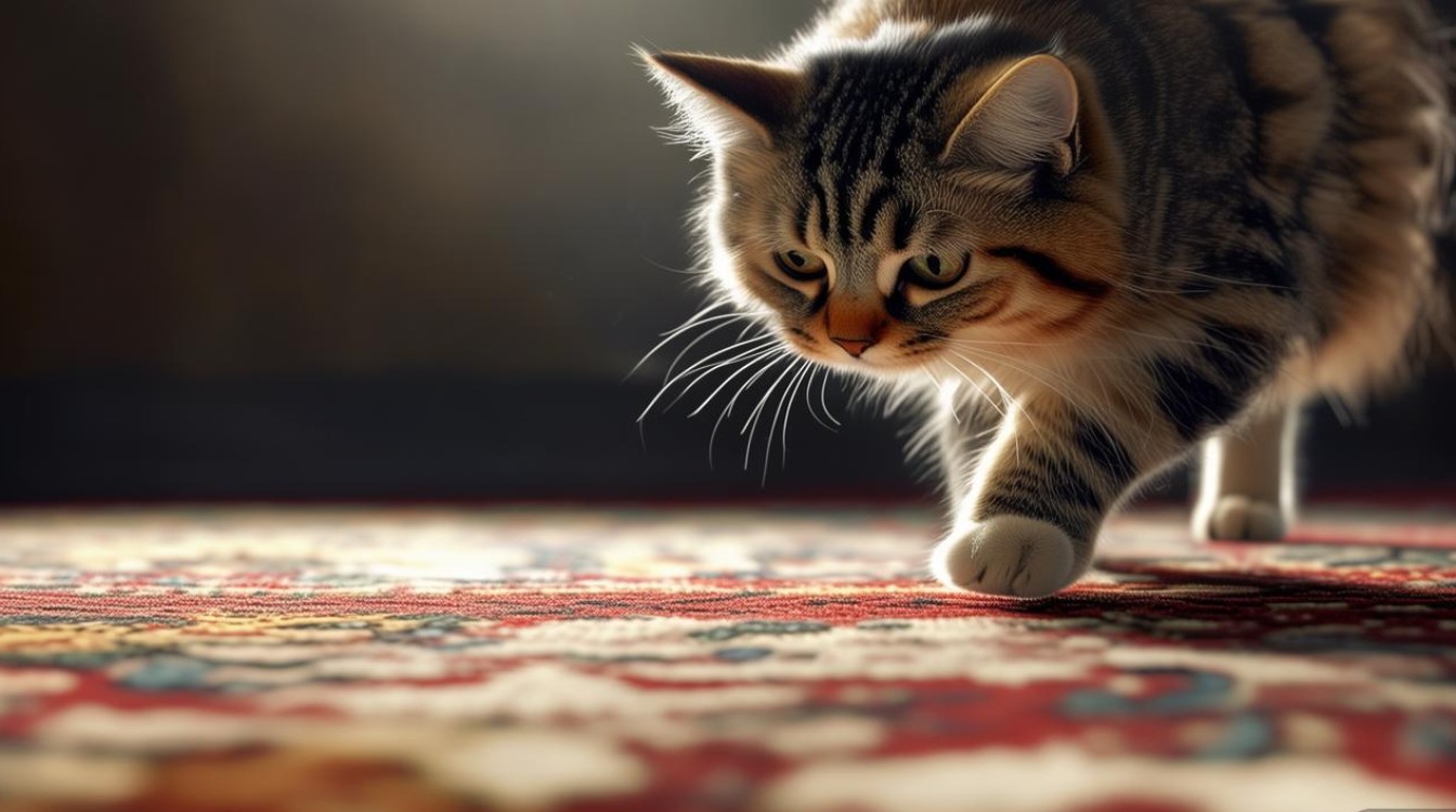 猫咪不踩地毯