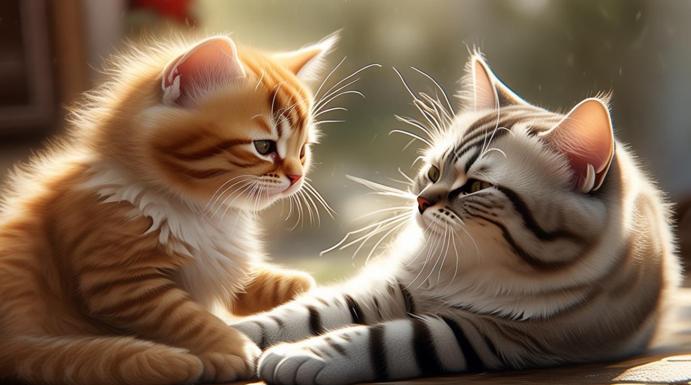 猫咪踩奶公猫