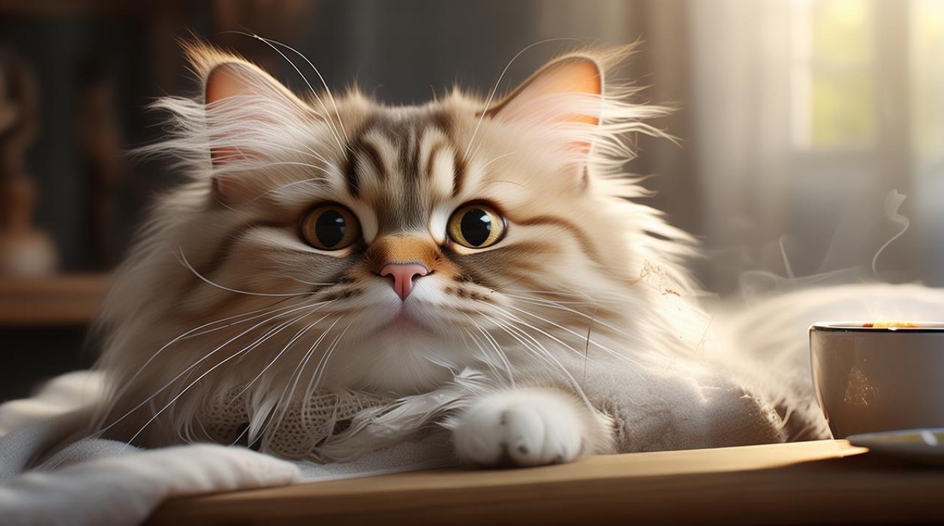 猫咪感冒有些发热