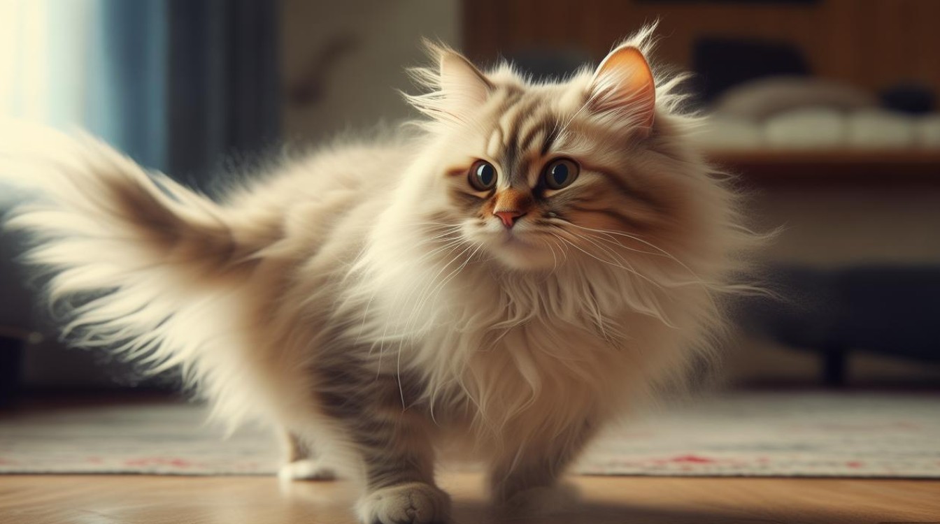 猫咪尾巴剧烈抖动