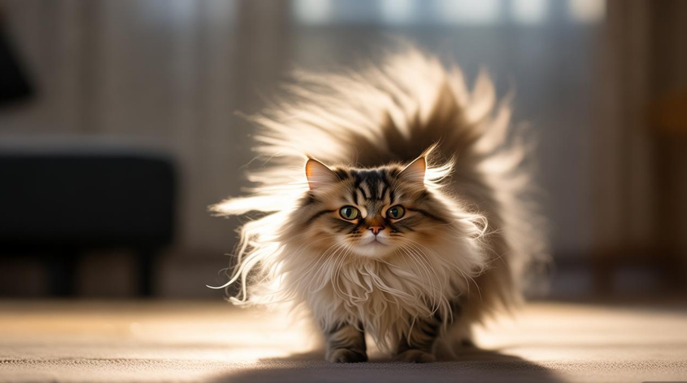 猫咪尾巴剧烈抖动