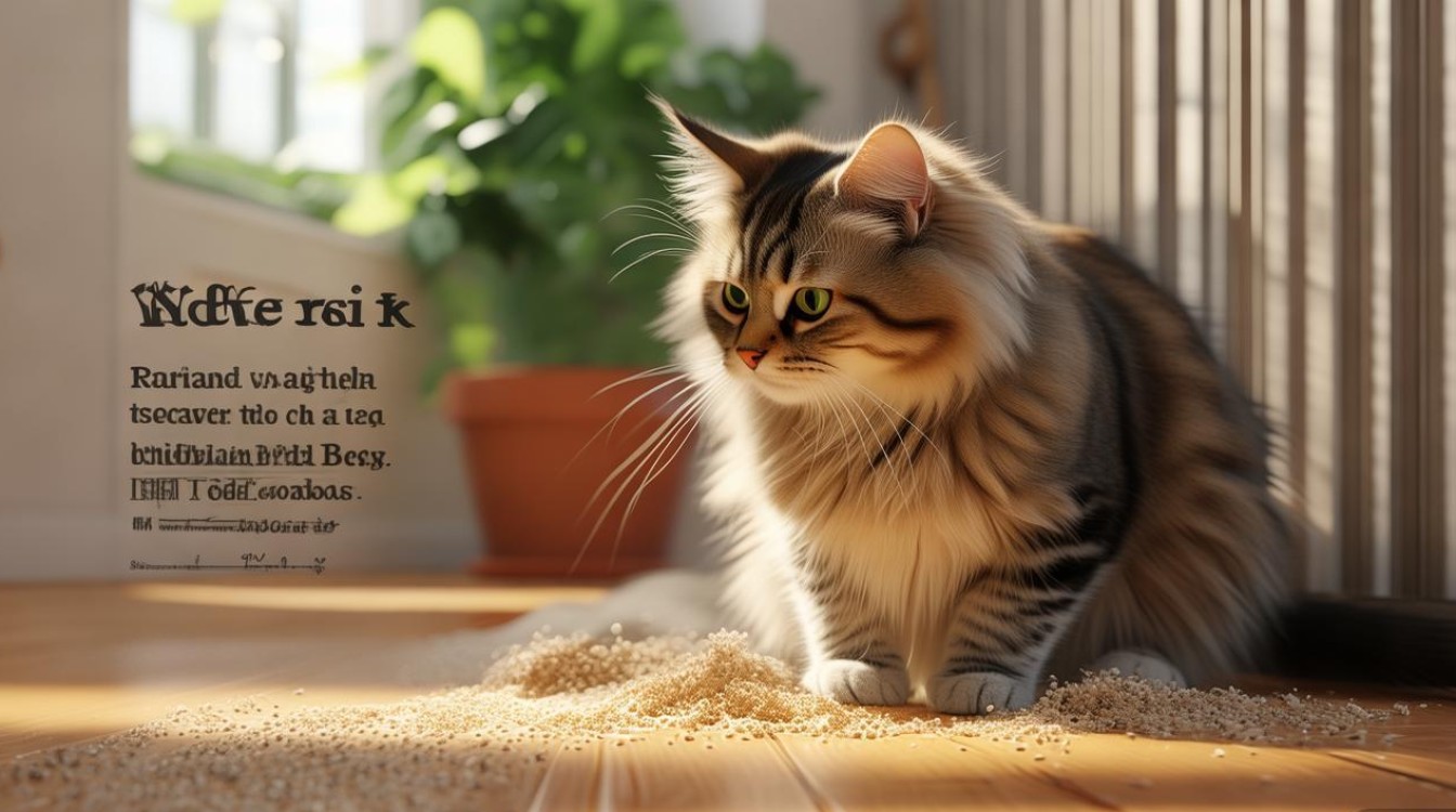 猫咪拉屎很勤
