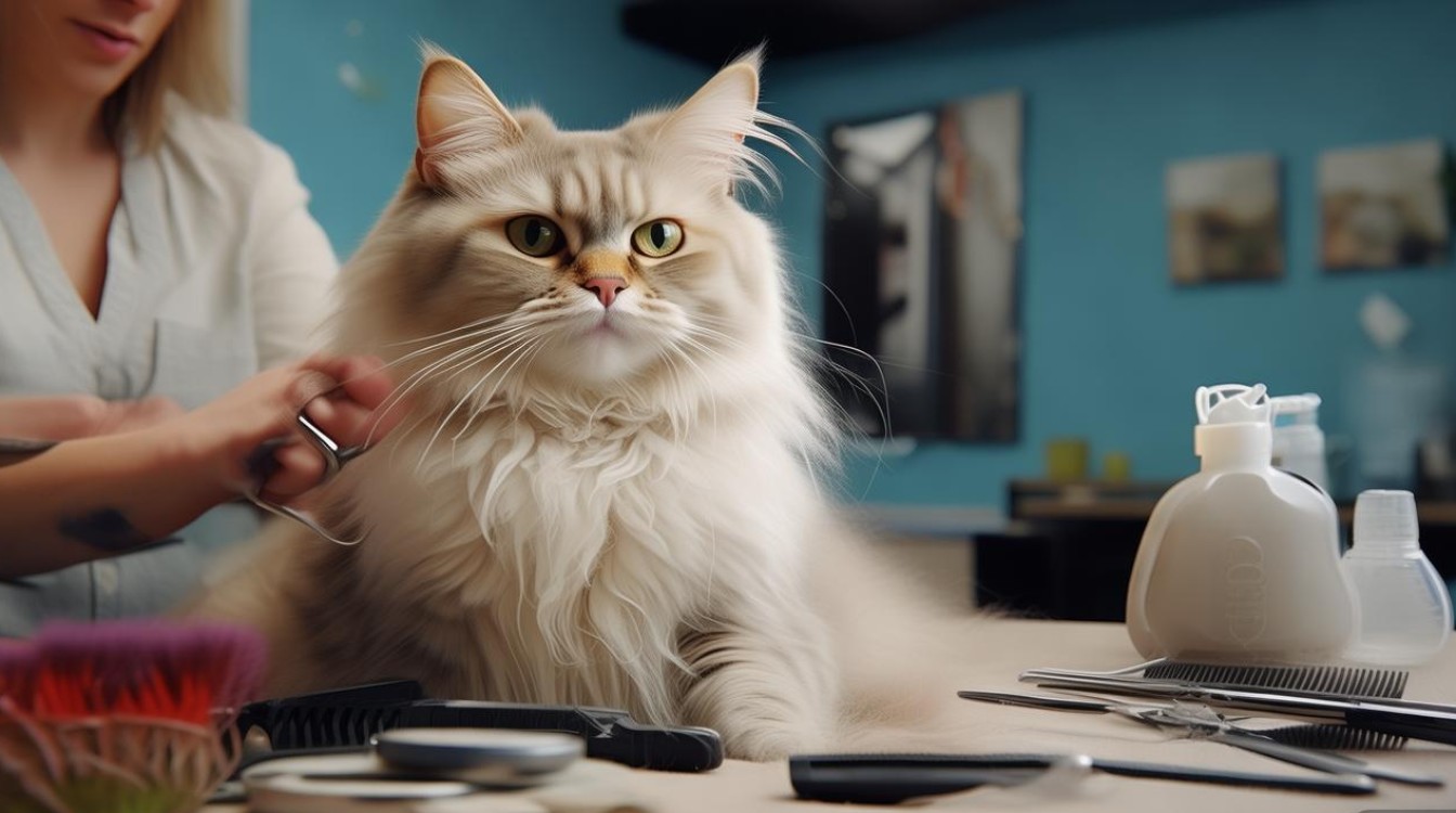 猫咪剪毛的步骤
