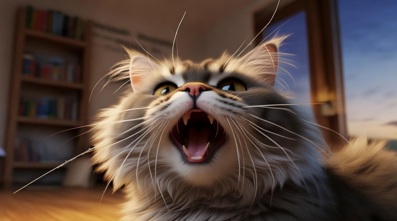 猫咪叫声有些嘶哑