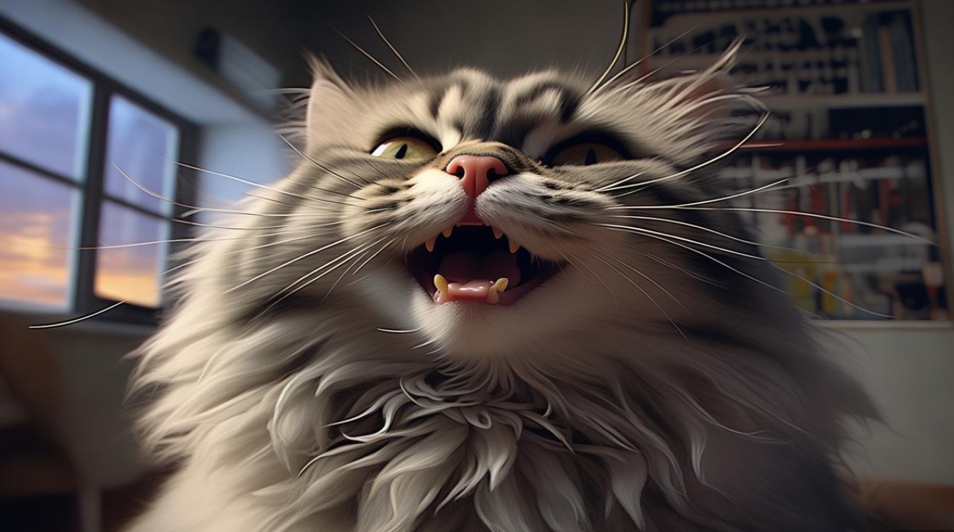 猫咪叫声有些嘶哑