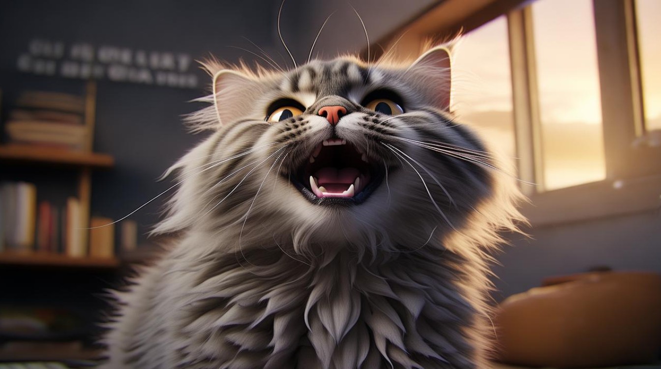 猫咪叫声有些嘶哑