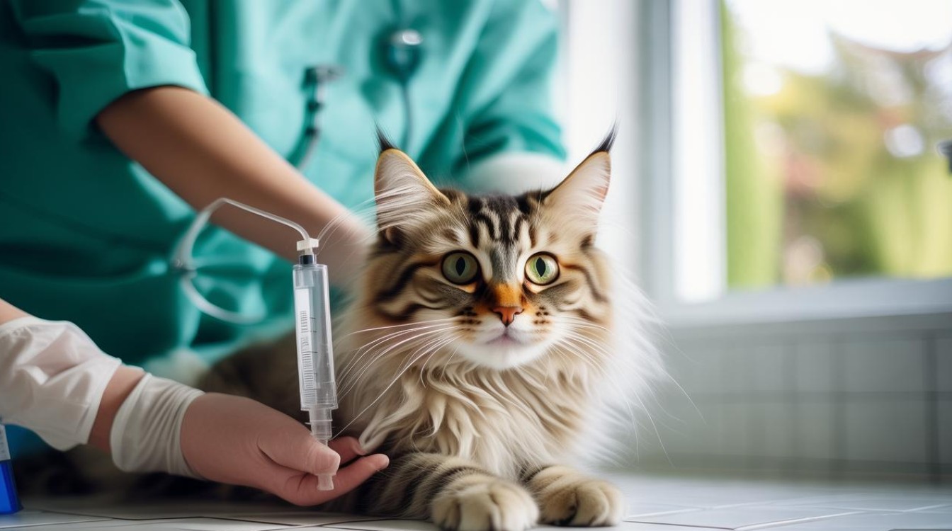猫咪打利尿针