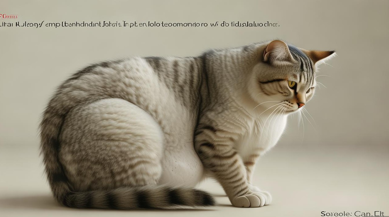 猫咪上腹部鼓起