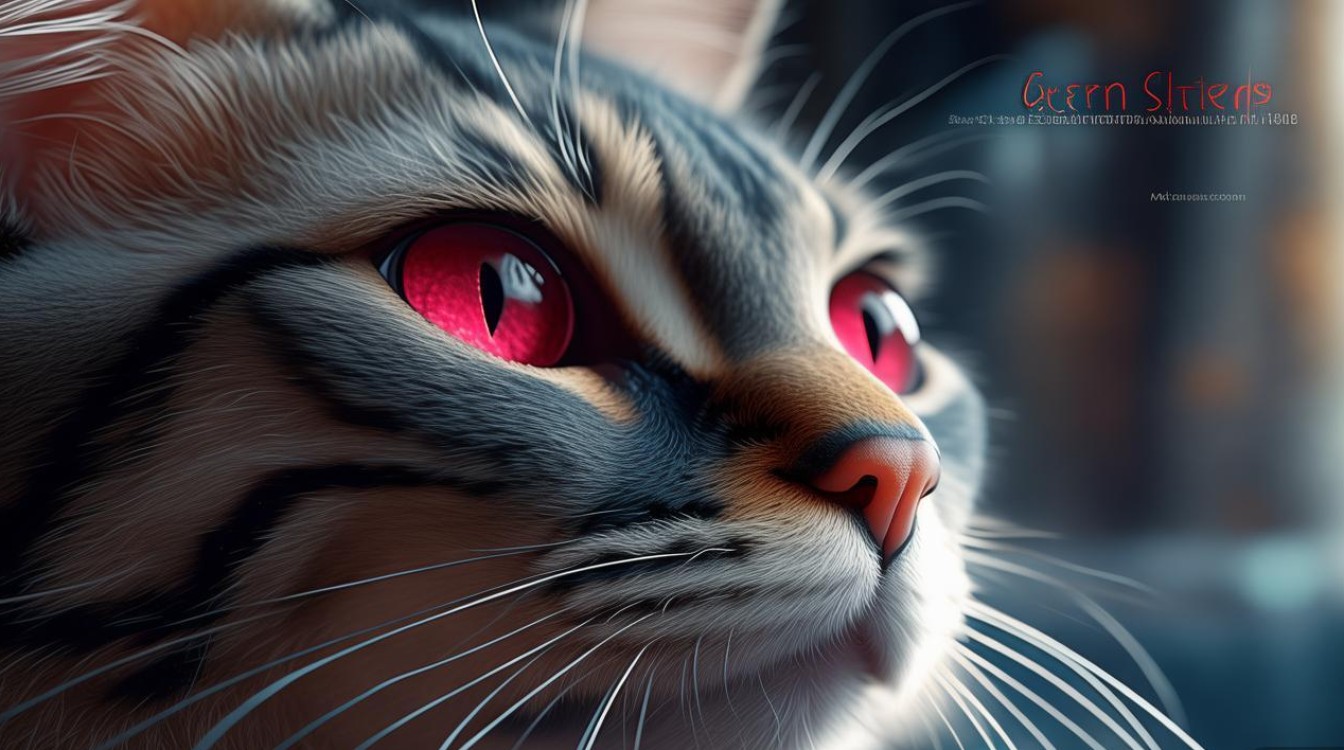 猫咪眼皮红色的