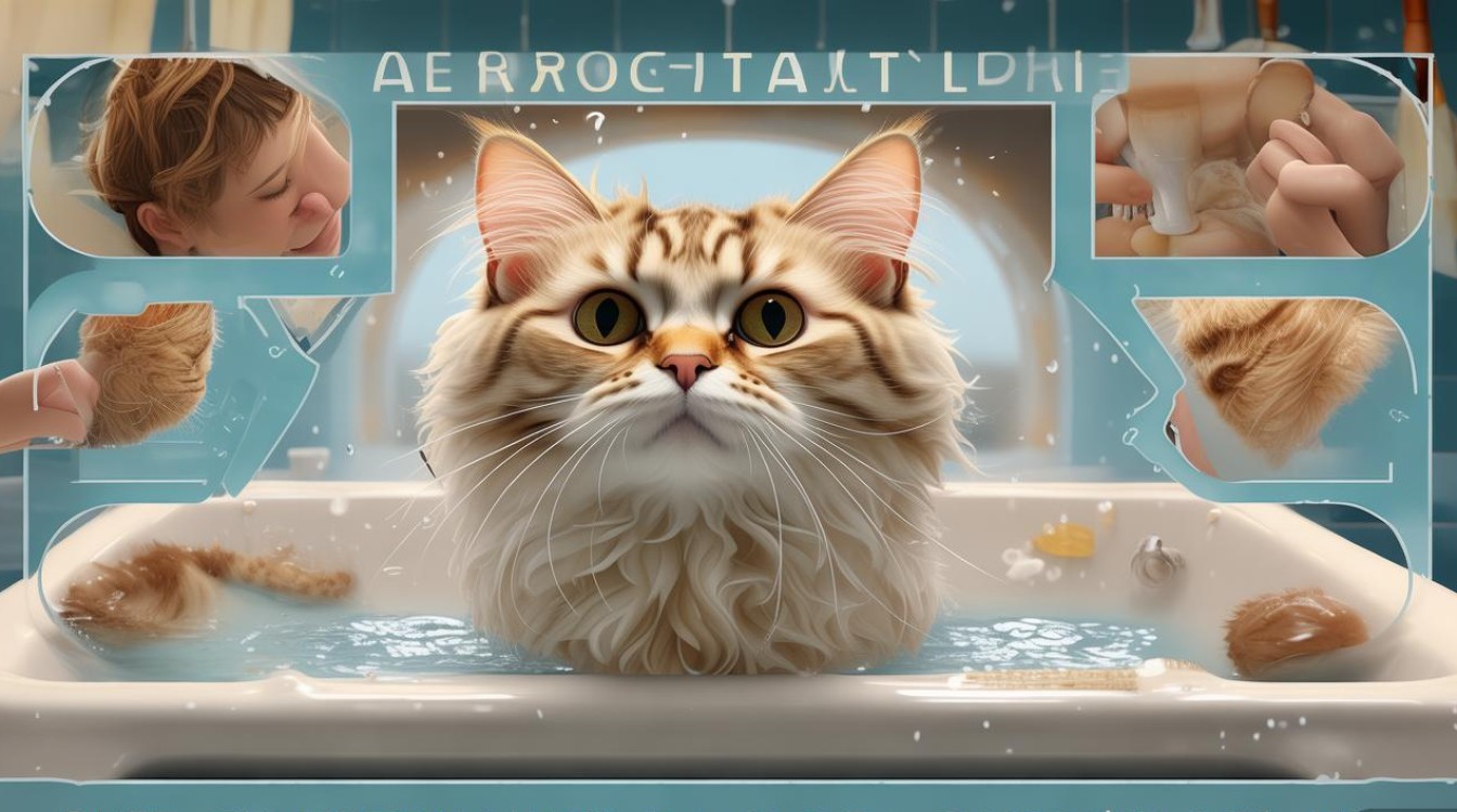 怎么训练猫咪洗澡