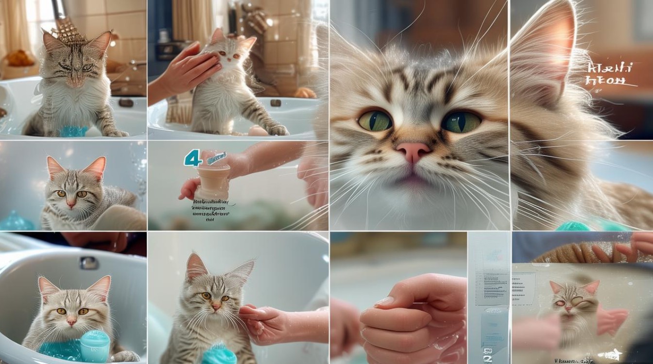 怎么训练猫咪洗澡
